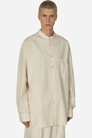 Tekla Birkenstock Stripes Longsleeve Shirt Wheat