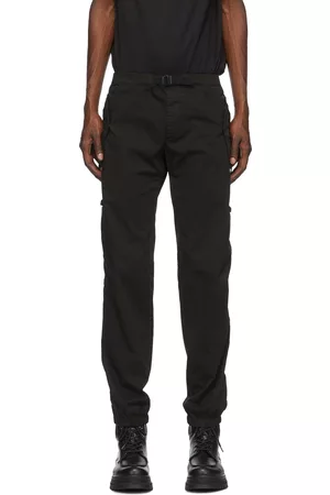 Moncler Men Cargo Pants - Black Belted Cargo Pants