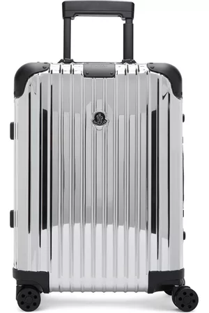 Moncler Women Luggage - Moncler Rimowa 'Reflection' Silver Suitcase