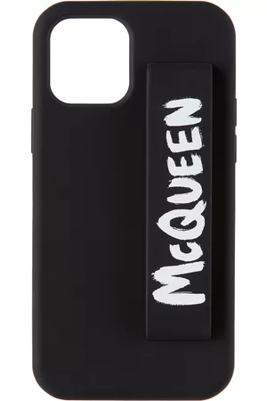 Alexander McQueen Phones Cases - Black & White Graffiti iPhone 12 Pro Case