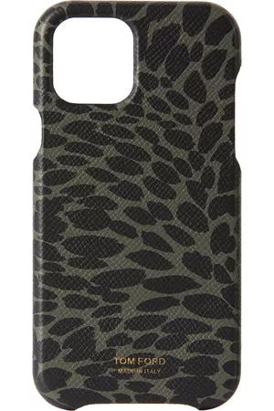 Tom Ford Phones Cases - Green & Black Animal Print iPhone 12 Pro Case