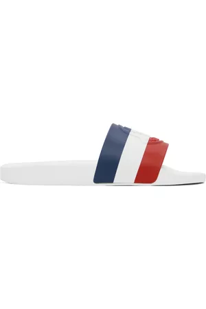 Moncler Men Sandals - White Basile Slides