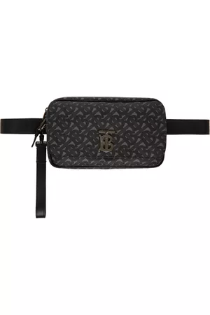 Burberry Men Luggage - Grey TB Monogram Teddy Bag