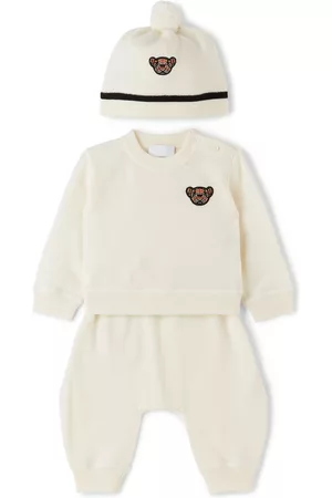 Burberry Baby Merino Wool Thomas Bear Motif Set