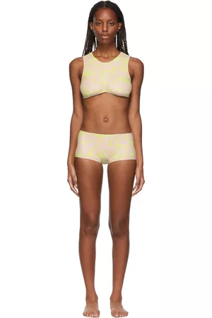 Collina Strada Women Bikinis - SSENSE Exclusive Yellow Sporty Bikini