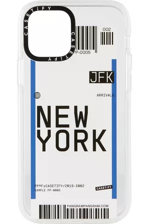 Casetify Phones Cases - White New York JFK iPhone 12/12 Pro Impact Case