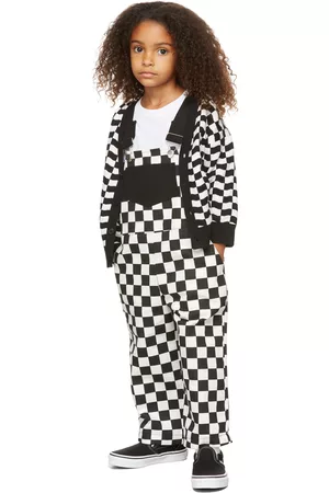 même. SSENSE Exclusive Black & White Riley Overalls