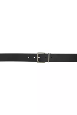 Maison Margiela Men Belts - Black Signature Stitch Belt