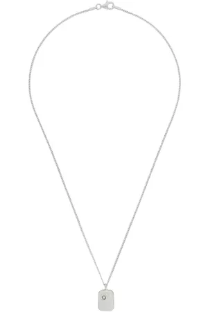 Seb Brown Necklaces - Kids Silver Pearl Bevel Necklace