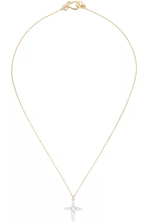 SOPHIE BILLE BRAHE Necklaces - SSENSE Exclusive Kids Gold Petite Fellini Croix Necklace