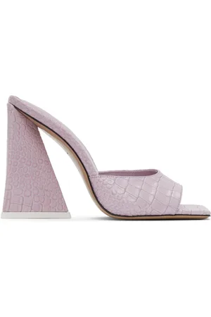 The Attico Pink Isa Heeled Sandals