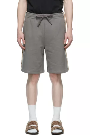 Gucci Grey Cotton Jersey Shorts