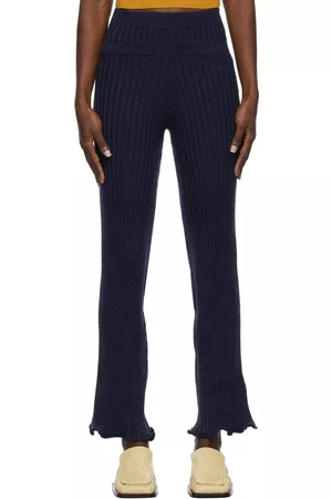 Paco rabanne Women Sweats - Navy Kimura Tsunehisa Edition Logo Lounge Pants