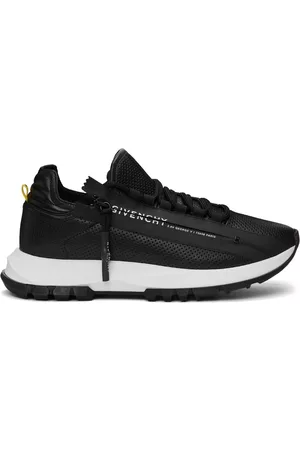 Givenchy Men Sports Equipment - Black Perforated Leather Spectre Runner Zip Low Sneakers