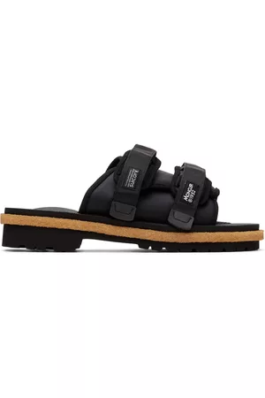 Moncler Genius Men Sandals - 2 Moncler 1952 Black Moto Mountain Sandals