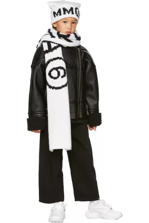 MM6 MAISON MARGIELA Wide Leg - Kids Black Wide-Leg Jeans