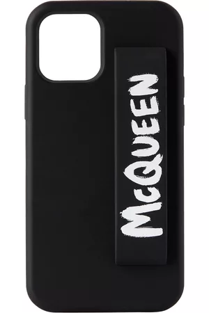 Alexander McQueen Phones Cases - Black Graffiti iPhone 12 Pro Case