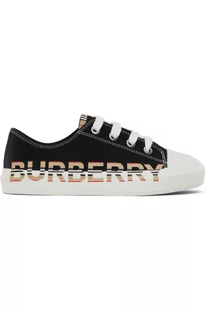 Burberry Kids Icon Stripe Logo Sneakers