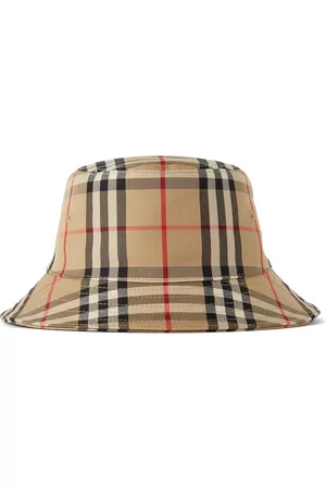 Burberry Accessories - Baby Beige Vintage Check Bucket Hat