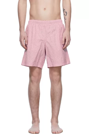 Alexander McQueen Men Accessories - Pink Skull Dots Swimsuit