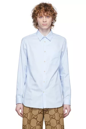 Gucci Blue Oxford Shirt