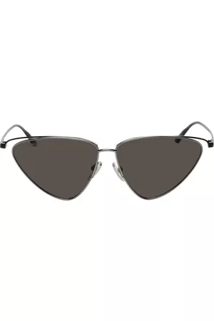 Balenciaga Women Cat Eye Sunglasses - Gunmetal Cat-Eye Sunglasses