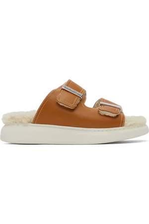 Alexander McQueen Women Sandals - Tan Hybrid Sandals