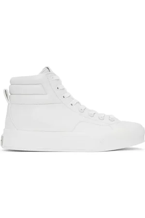 Givenchy Men Designer Hi-Tops - White City High-Top Sneakers