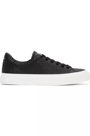 Givenchy Men Sneakers - Black 4G Perforated Sneakers