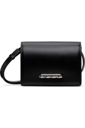 Alexander McQueen Women Shoulder Bags - Black Four Ring Satchel Bag