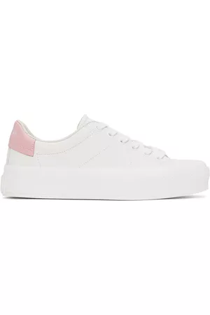 Givenchy Women Sneakers - White & Pink City Sneakers