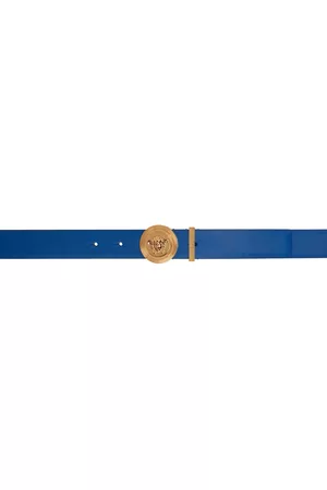 VERSACE Men Belts - Blue Medusa Belt