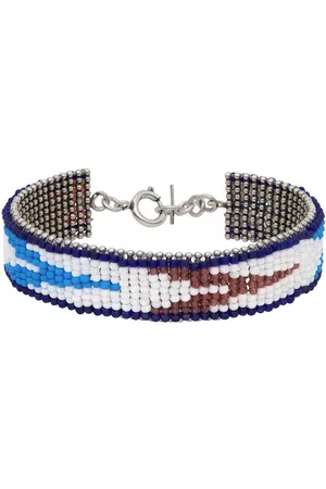 Isabel Marant Men Chain Bracelets - Silver Bead Bracelet