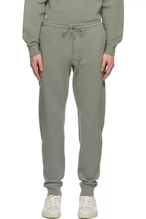 Tom Ford Men Sweats - Khaki Garment Dyed Lounge Pants