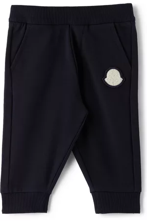 Moncler Baby Navy French Terry Lounge Pants