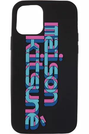 Maison Kitsuné Phones Cases - Black MK iPhone 12/12 Pro Case