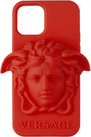 VERSACE Phones Cases - Red Medusa iPhone 12/12 Pro Case