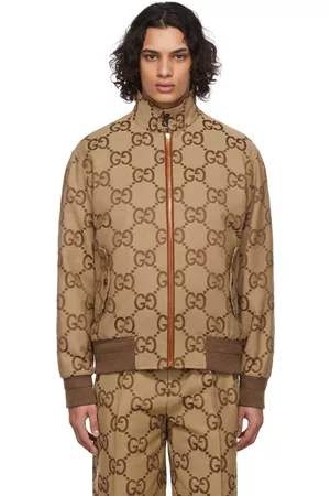 Gucci Beige Canvas GG Jacket