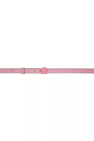 VERSACE Women Belts - Pink Monochrome Medusa Head Belt