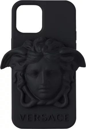 VERSACE Black 'La Medusa' iPhone 12/12 Pro Case