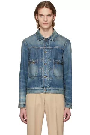 Gucci mens deals jean jacket