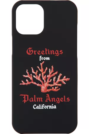 Palm Angels Phones Cases - Black Coral iPhone 12 Pro Max Case