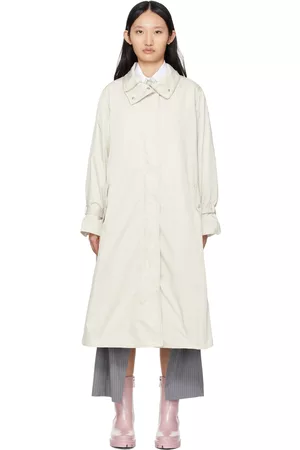Moncler Off-White Tourgeville Trench Coat