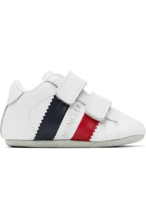 Moncler Sneakers - Baby White Stripe Sneakers