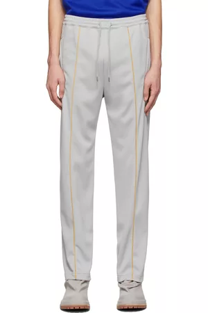 424 FAIRFAX Men Sweatpants - Grey Track Lounge Pants