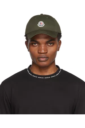 Moncler Men Caps - Green Logo Cap