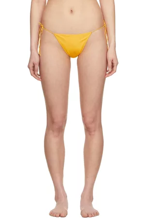 Oseree Women Bikini Bottoms - Yellow Eco Basic Bikini Bottoms