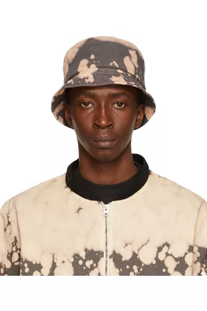 NOMA t.d. Men Hats - Grey Hand-Dyed Bucket Hat