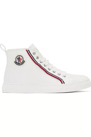 Moncler Kids White Anyse II High-Top Sneakers