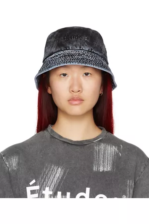 Etudes Women Sports Equipment - SSENSE Exclusive Black Faded Training Hat